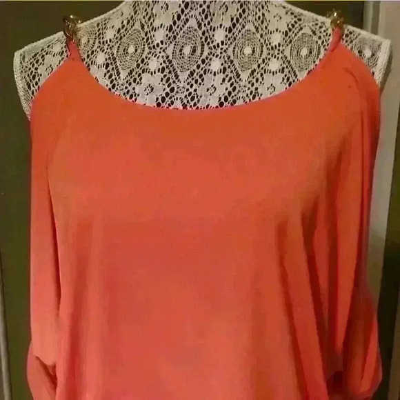 Michael Kors top with chain sz medium - Picture 1 of 4